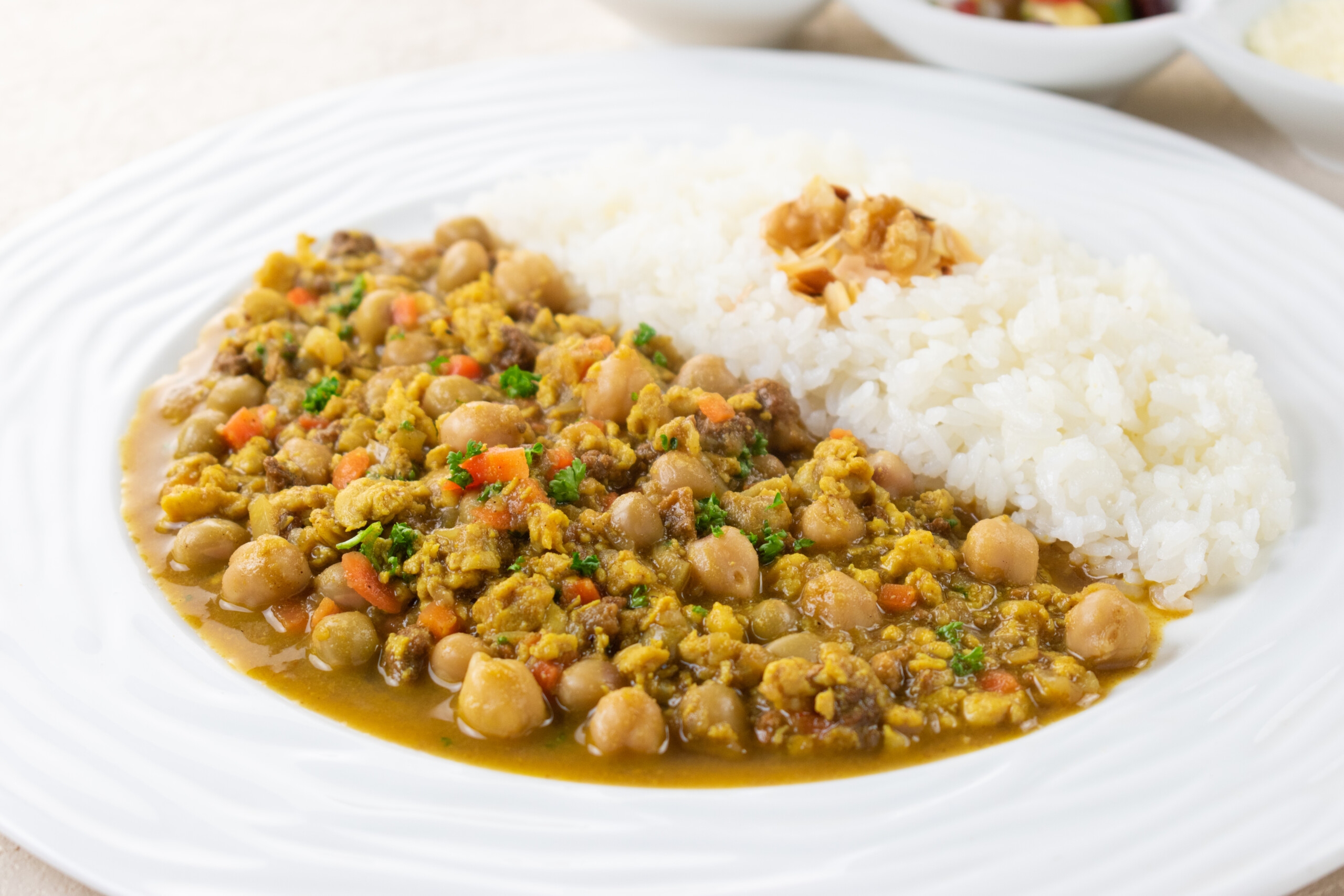 ガルバンゾキーマカレー